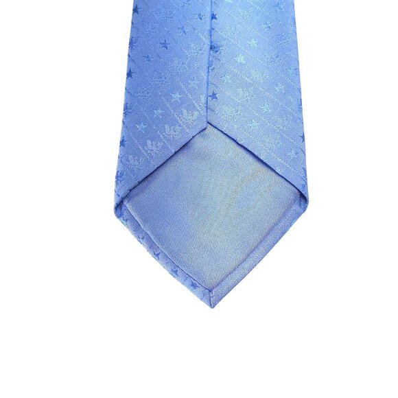 White House Historical Assn. Classic Blue Star Silk Tie - Picture 5 of 7